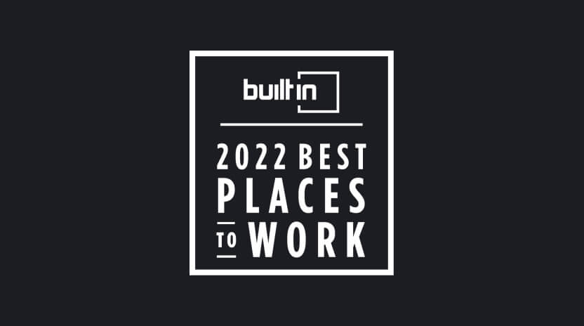 Best Places to Work - Built In Award