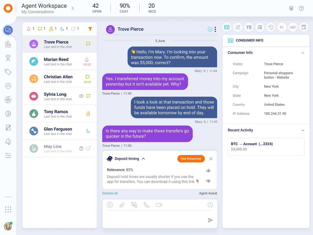 conversational cloud agent workspace