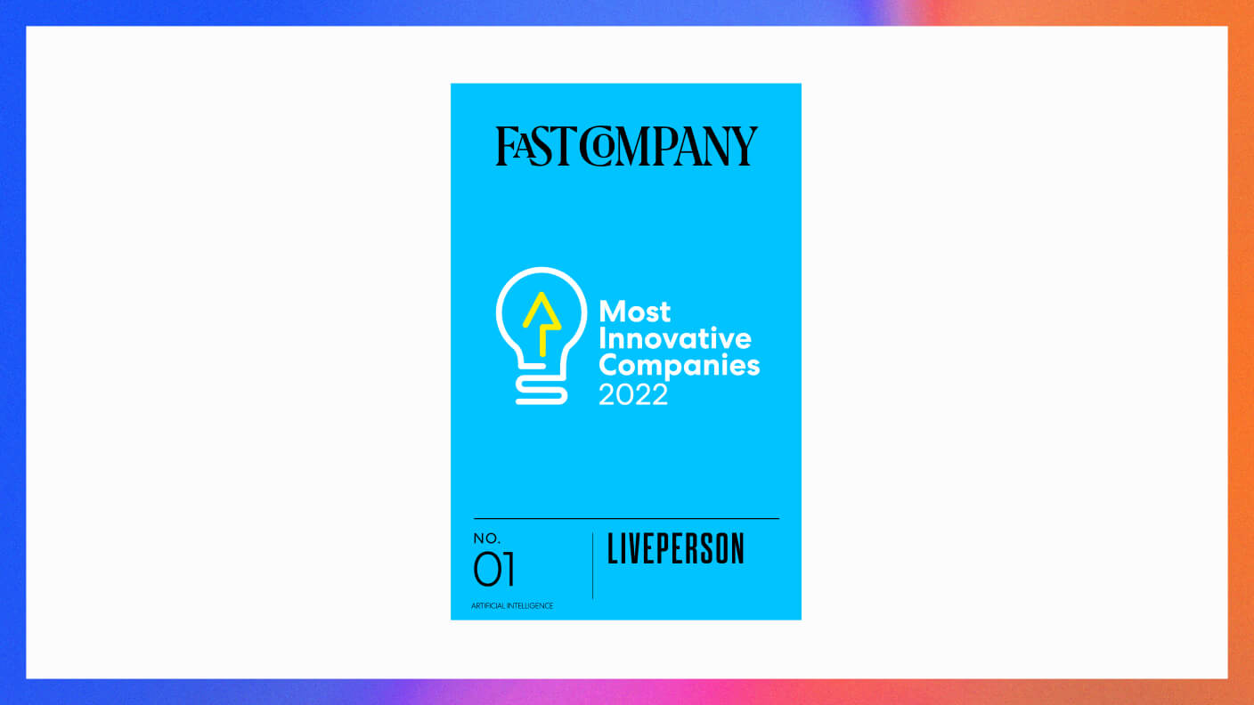 LivePerson Media Kit: #1 Innovative AI Company from Fast Company