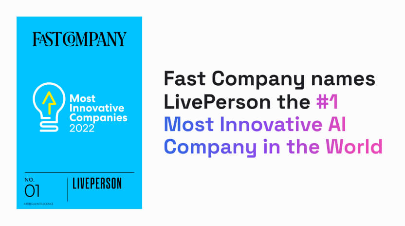 Fast Company Most Innovative AI Company badge