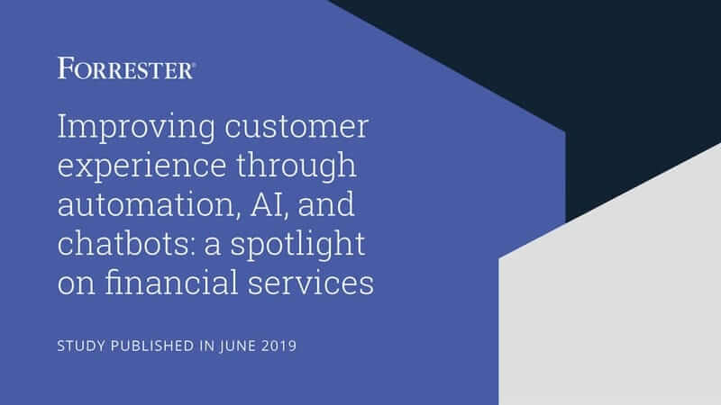 Forrester bots for financial services report cover