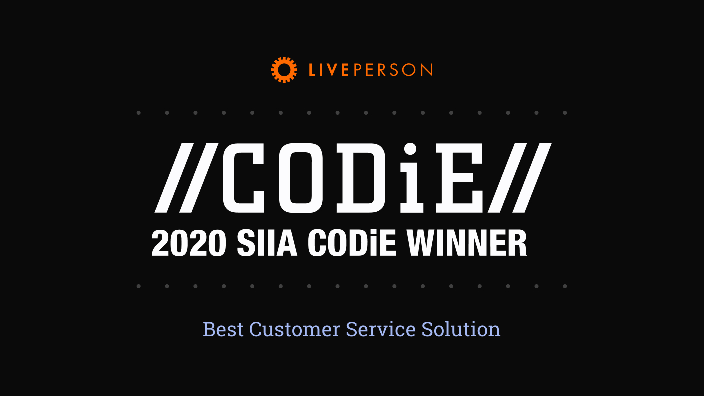 CODIE Best Customer Service Solution winner