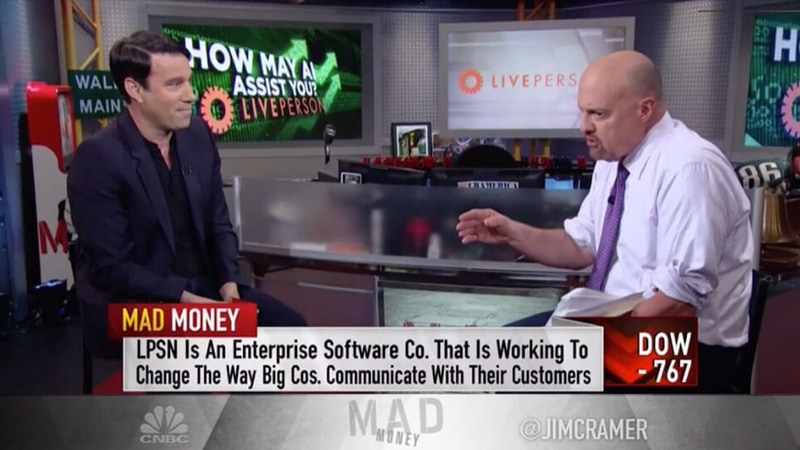 LivePerson talks with Mad Money