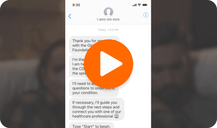 Conversational AI in government use case on health services.