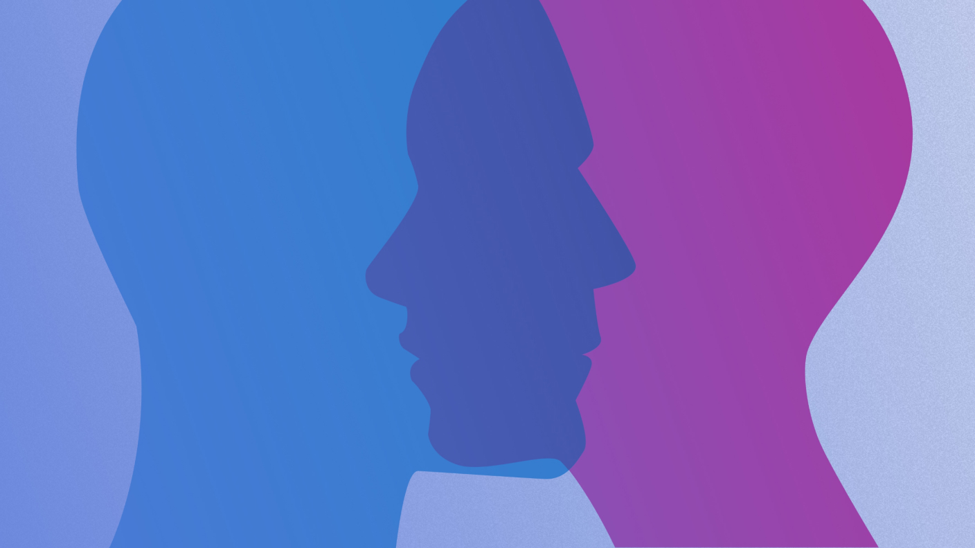 profiles symbolizing gender bias