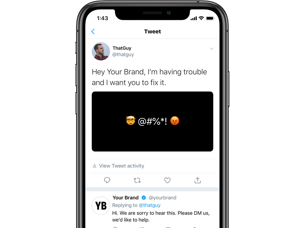 twitter chatbot helping brands respond to upset customer