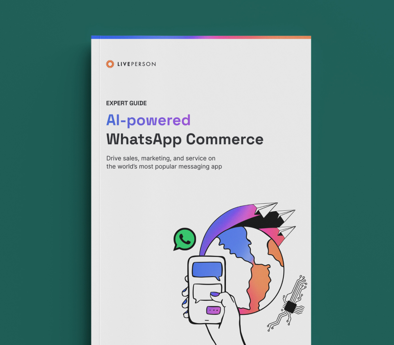 Cover of expert guide to WhatsApp chatbot and messaging strategies