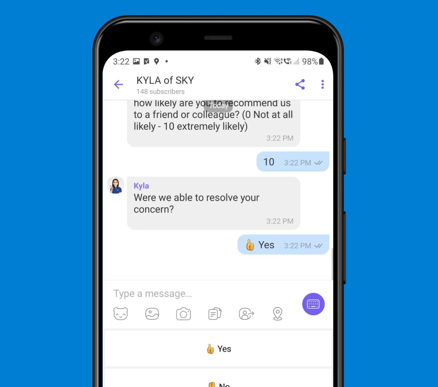 Transforming SKY’s support team with messaging and chatbot automation