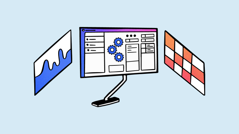 Chatbot metrics illustration on dashboards