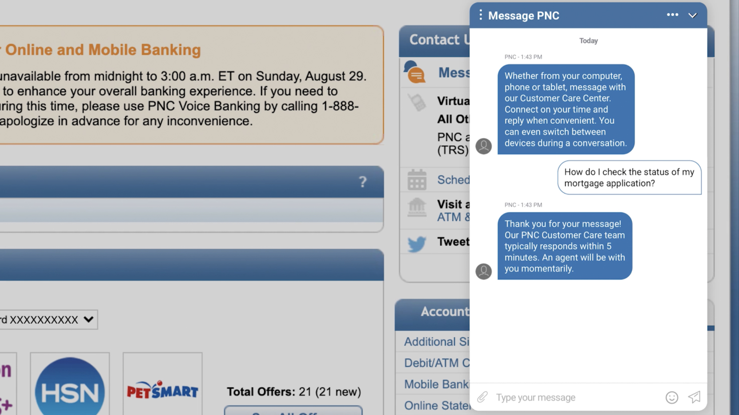 Customer Communication Preferences Make PNC Bank s Asynchronous 