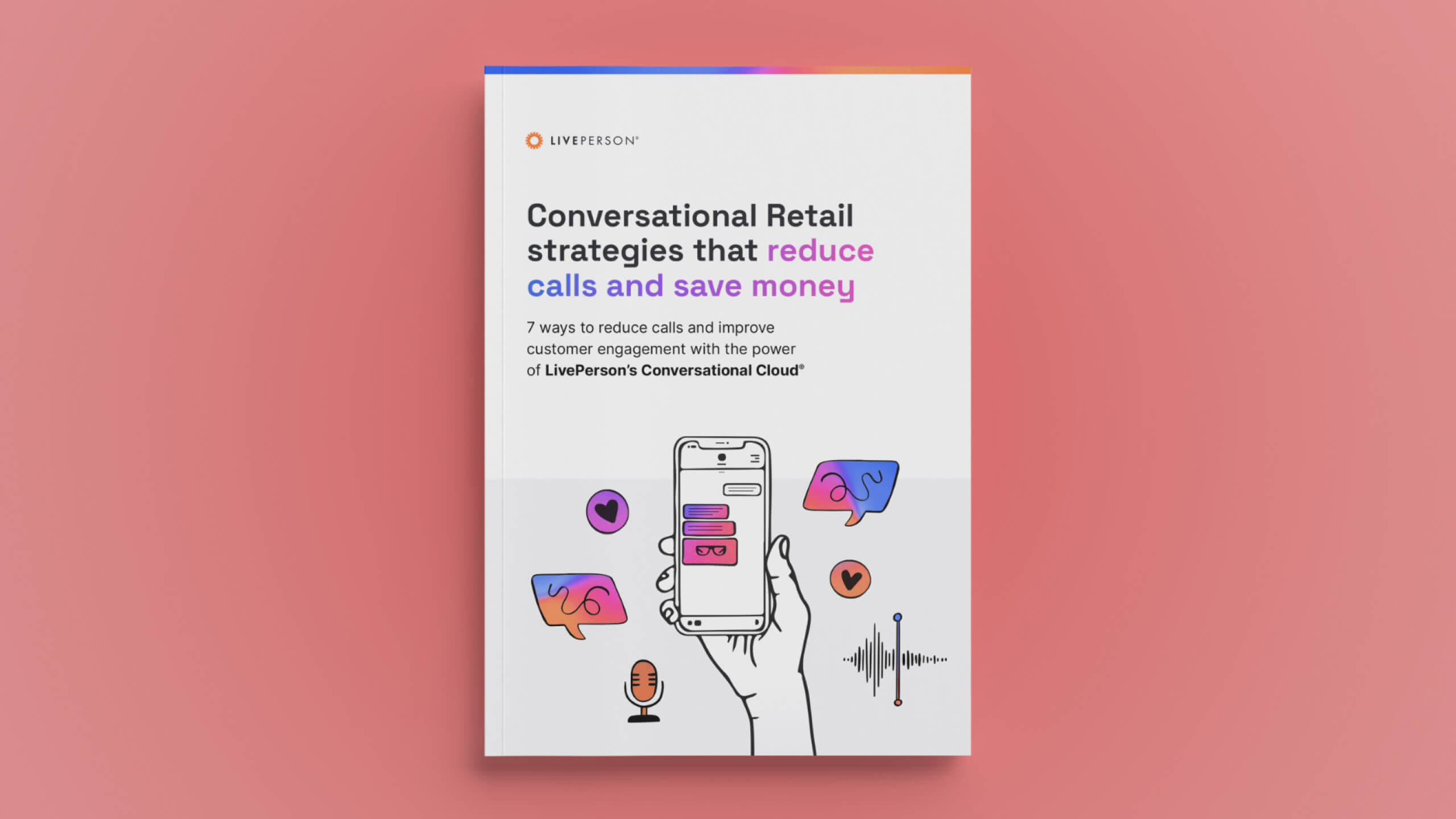 Cover of the Conversational Call Reduction guide for a retail call center