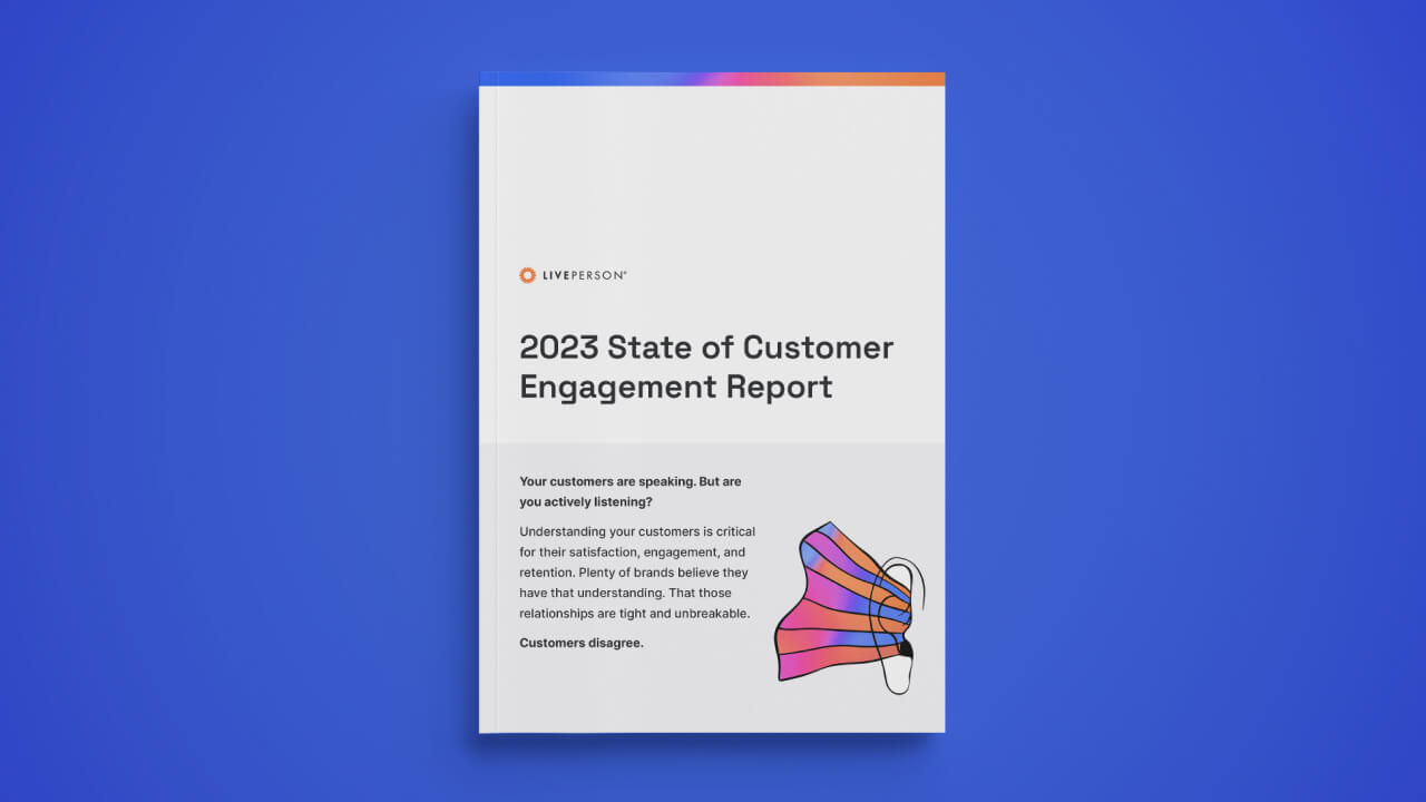 Cover of LivePerson's State of Customer Engagement Report