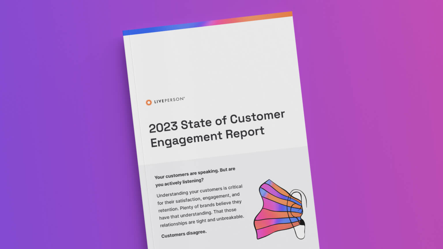 digital customer engagement report cover image