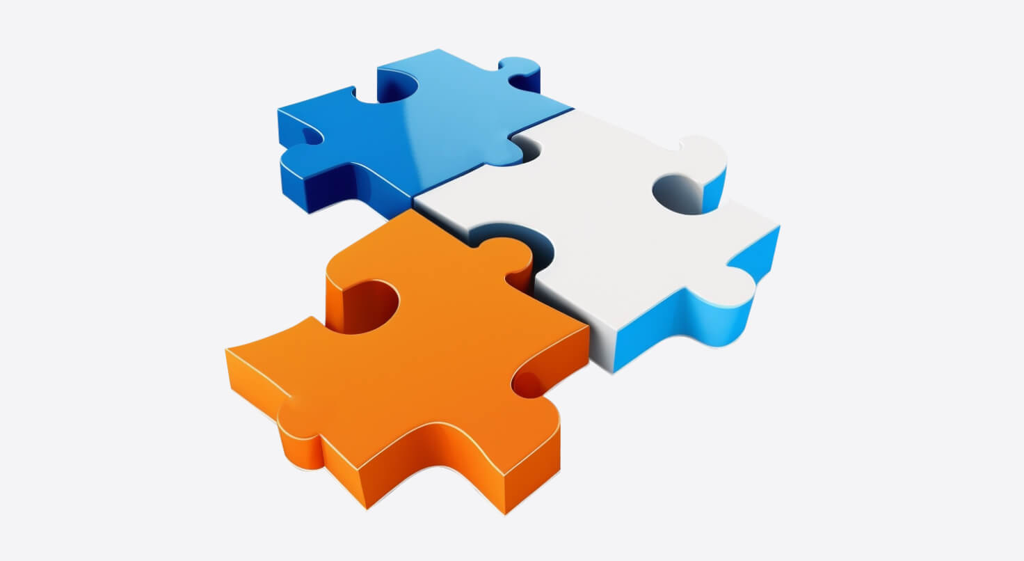 puzzle pieces illustrating how unified communications can fix voice services