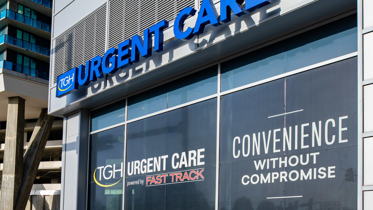 TGH Urgent Care location for their voice bot AI case study
