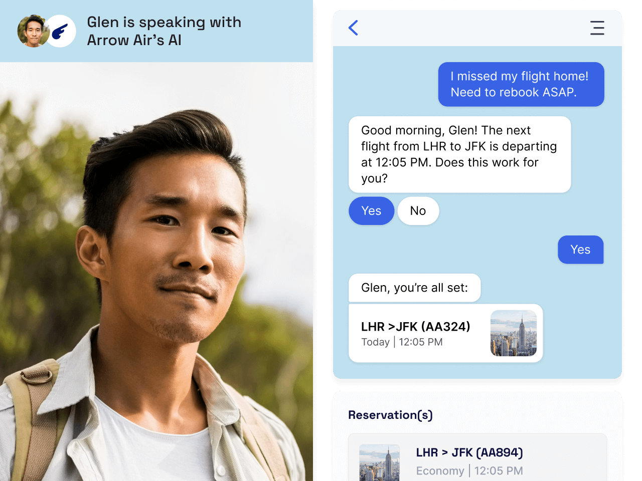 Conversational AI platform using natural language processing and machine learning to understand routine queries