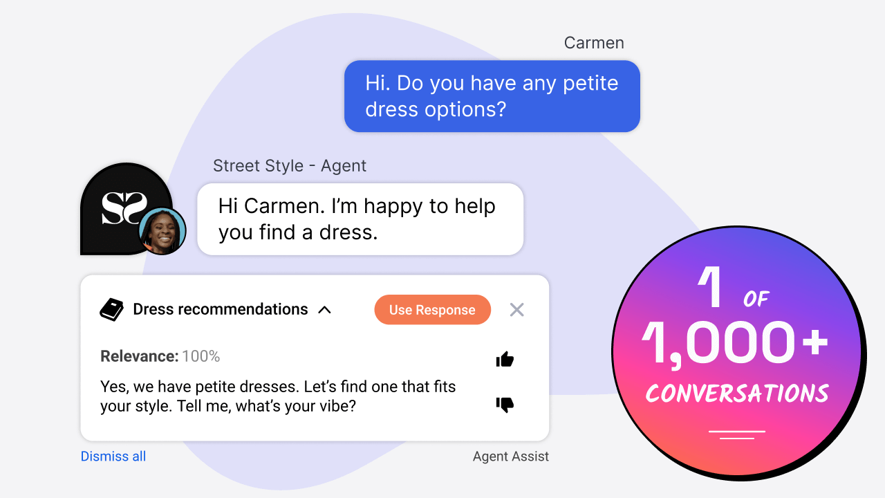 retail chatbot conversation example