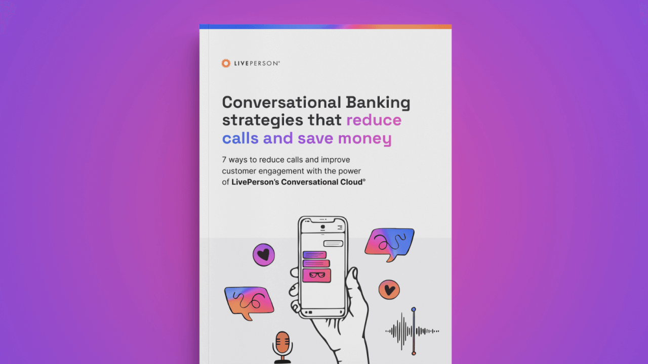 conversational banking guide to call reduction