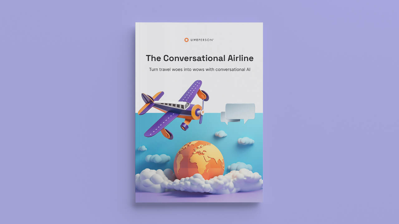 cover of the conversational AI for travel and hospitality brands
