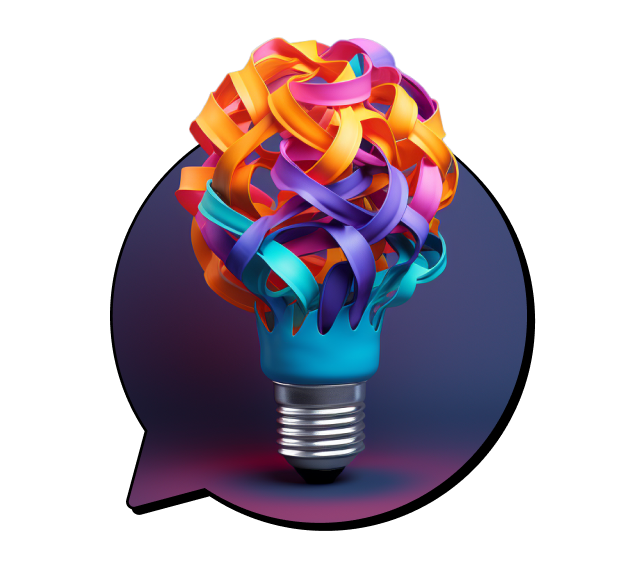 lightbulb representing the actionable insights from connected customer interactions that conversational intelligence tools can provide