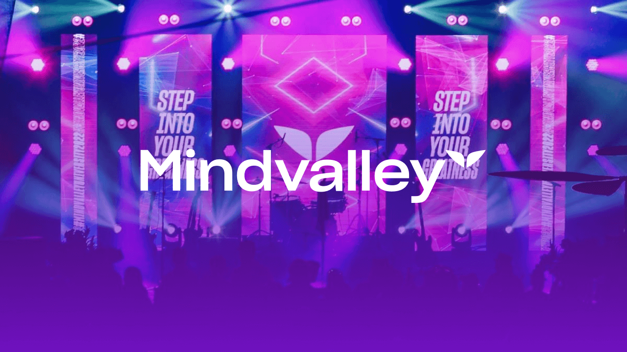 Mindvalley background for their case study on leveraging a managed contact center solution, LP 360