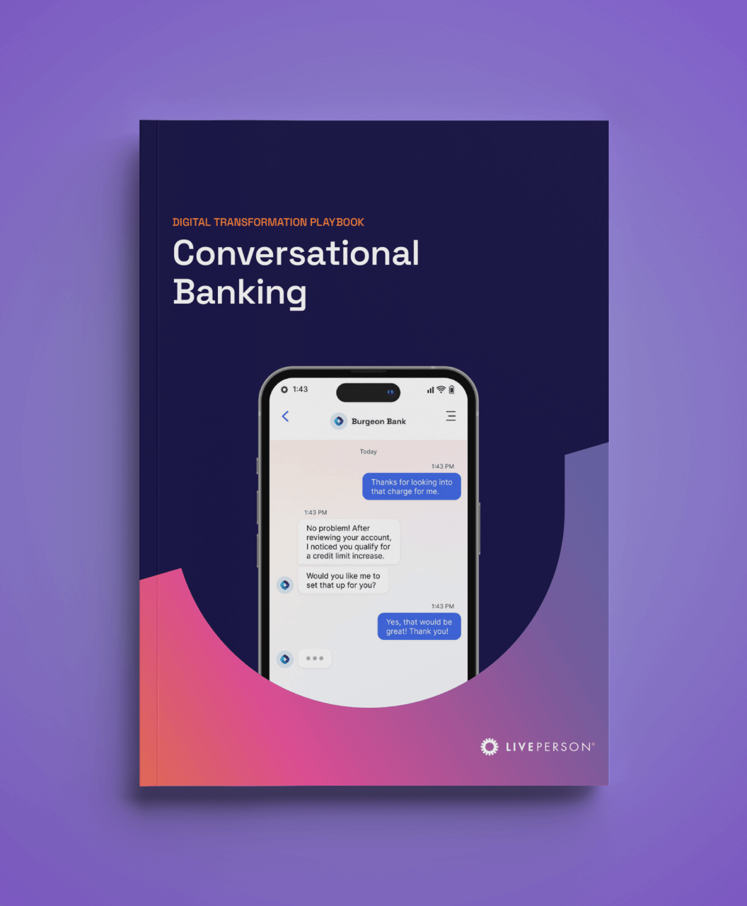 cover of the conversational banking and digital transformation guide