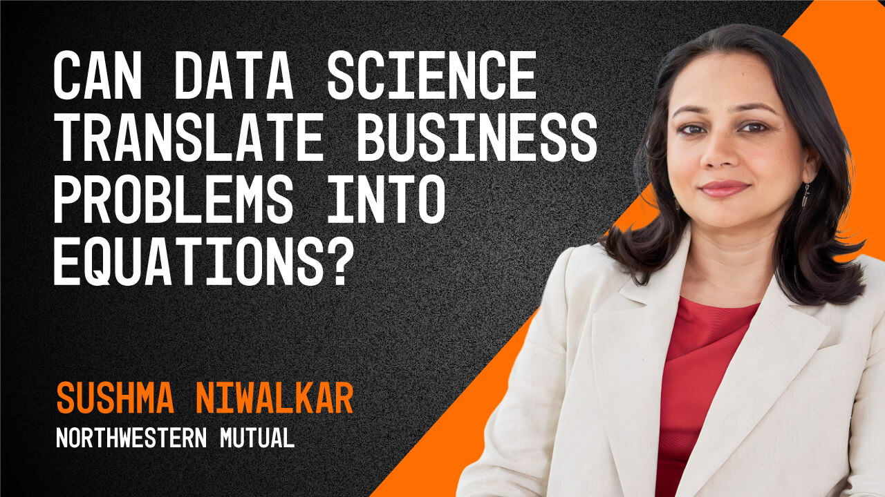 podcast cover for Sushma Niwalkar sharing data science tips for business