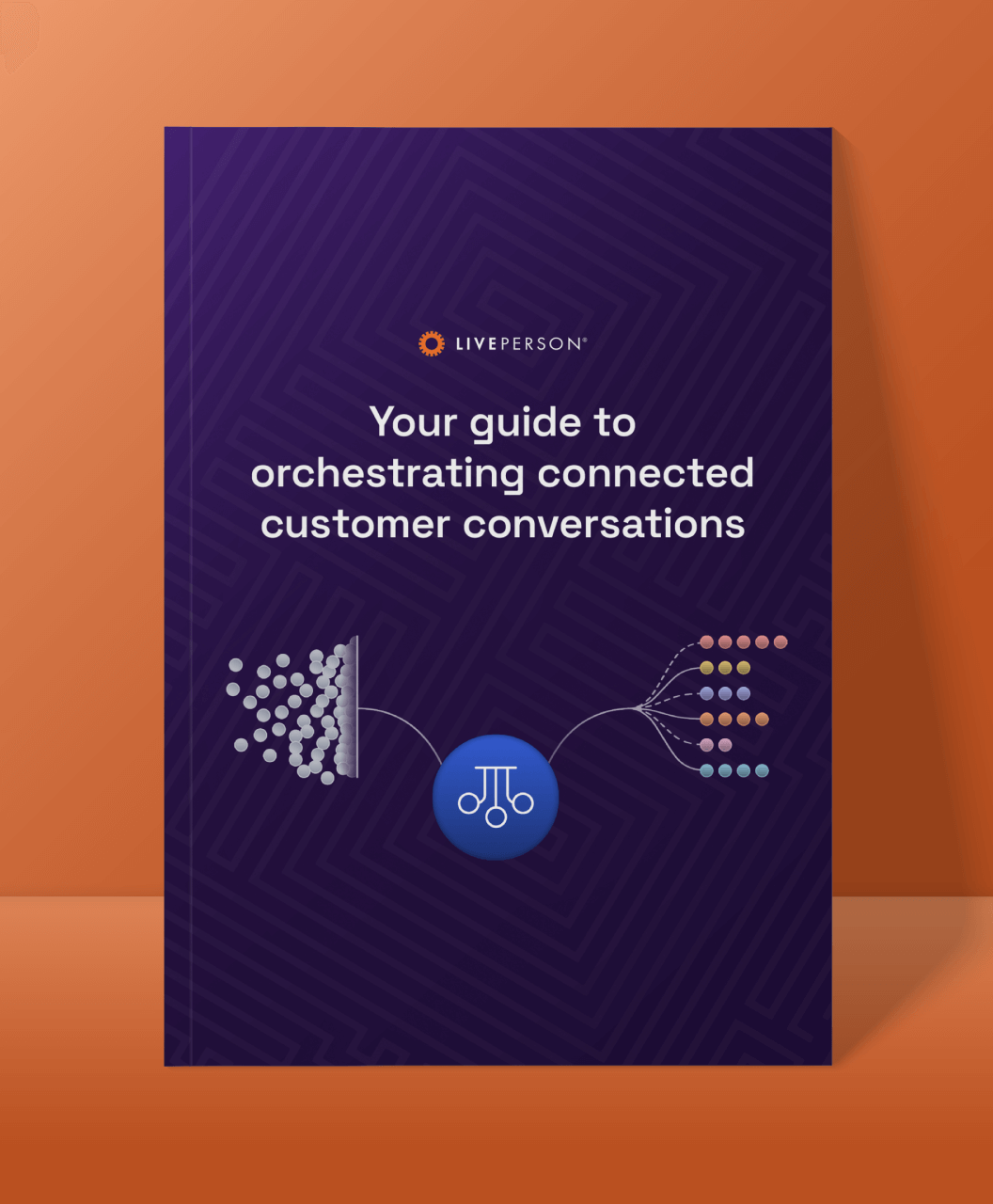 cover for guide to seamless customer experience with conversation orchestration