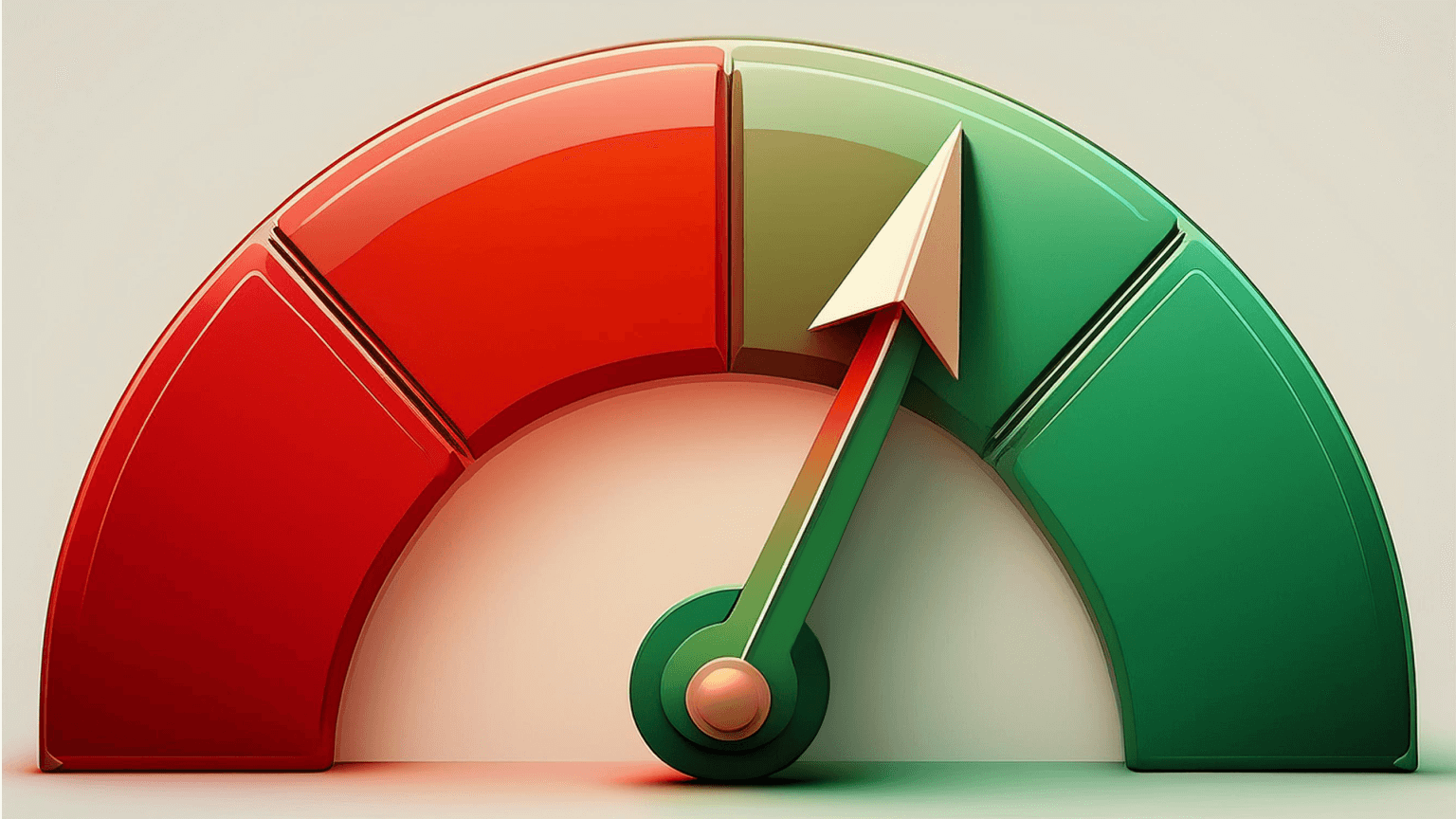 gauge illustration, representing how to improve agent productivity