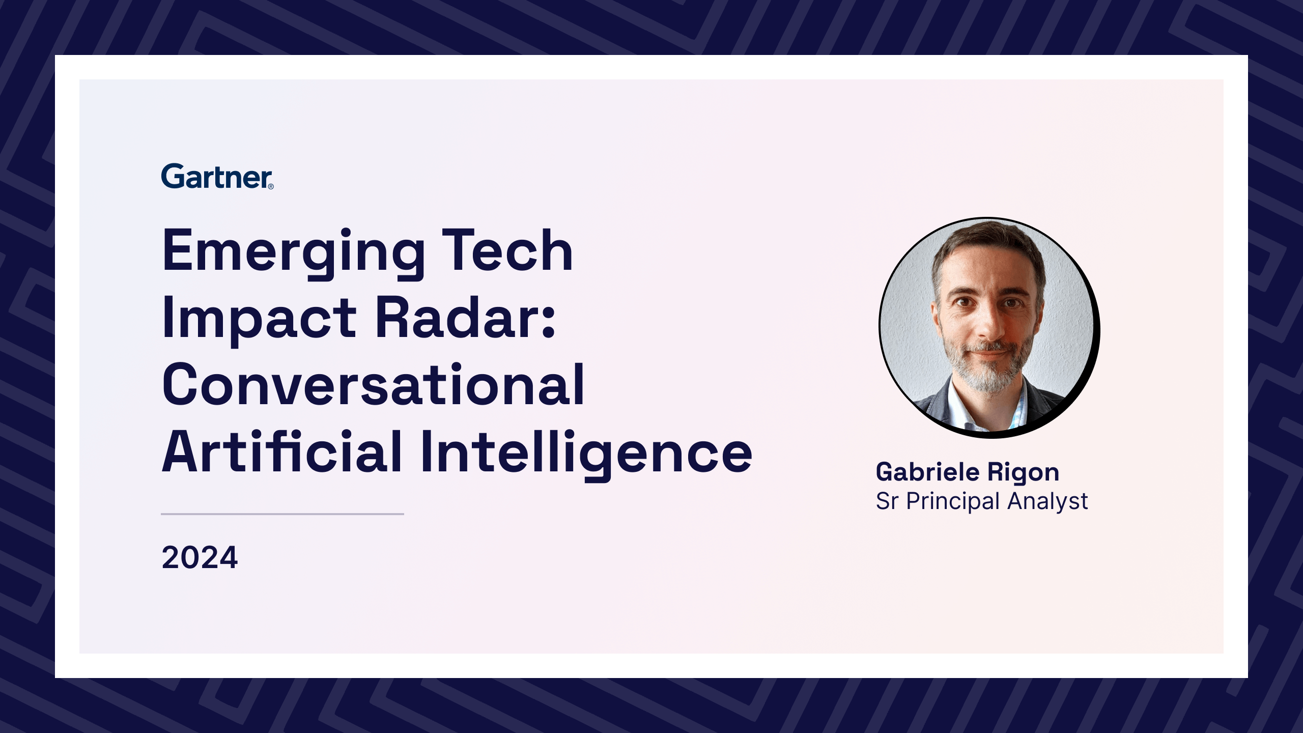 Emerging Tech Impact Radar: Conversational Artificial Intelligence cover