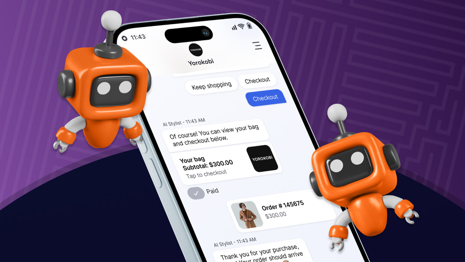 illustration of chatbot use cases where bots automate repetitive sales tasks in a messaging transaction