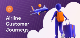 conversational ai agent illustration for airlines