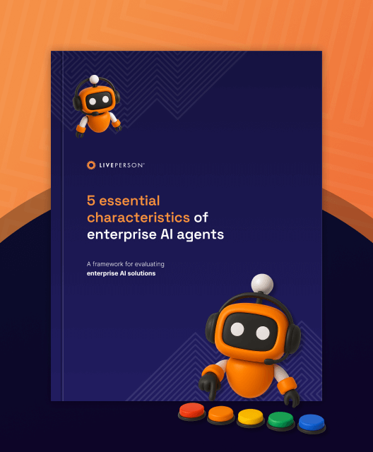 close-up cover of enterprise AI agent guide, featuring multiple agents in robot illustrations